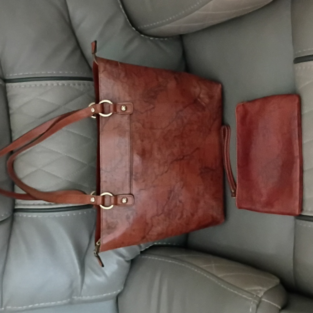 Patricia Nash Alessano Tote Bag w/ Matching Cassini Wristlet